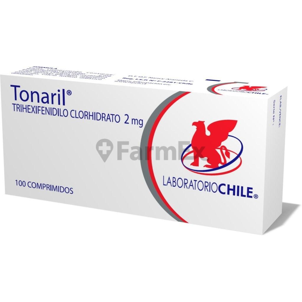 Tonaril 2 mg x 100 comprimidos LAB. CHILE